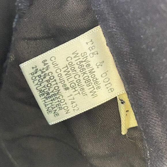 Rag & Bone High Rise Ankle Skinny Jeans in Twilight - Picture 6 of 7